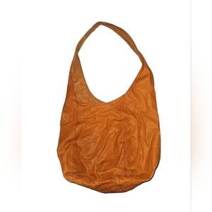 Harlston Heritage Tan Leather Shoulder Hobo Bag